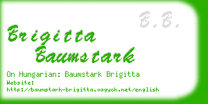 brigitta baumstark business card